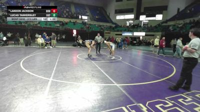 215 lbs Semifinal - Landon Jackson, Berkeley vs Lucas Tankersley, Eastside