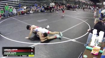 140 lbs Round 4 (6 Team) - Jordon Larson, Team Oregon vs Wudzie Zaato, Wyoming Twisters