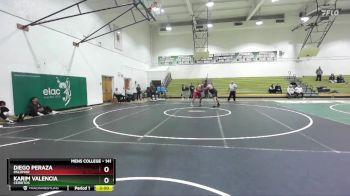 285 lbs 3rd Place Match - Ethan Martinez, Bakersfield College vs Abiel Balam, USC