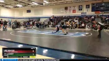 160 lbs Quarterfinal - Jed Wester, St. Michael-Albertville vs Ty Cassidy, Rogers
