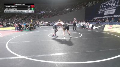 2A/1A Boys 175 Champ. Round 1 - Levi Cranston, Camas Valley Boys vs Logan Arnold, Elgin Boys
