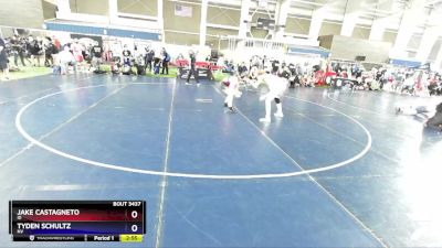 132 lbs Cons. Round 4 - Jake Castagneto, ID vs Tyden Schultz, NV