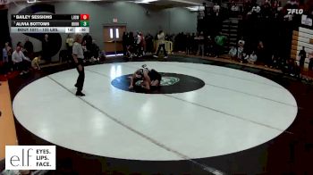 125 lbs. Cons. Round 6 - Alivia Bottoms, Boonville vs Bailey Sessions, Little Rock Southwest