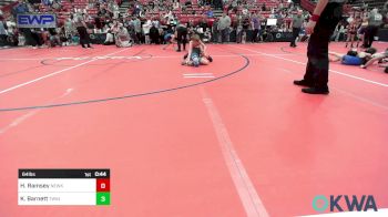 64 lbs Rr Rnd 3 - Hunter Ramsey, Newkirk Takedown Club vs Kyson Barnett, Twin Hills