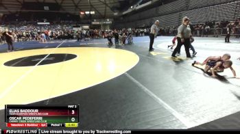 49 lbs Cons. Round 4 - Elias Baddour, Team Scorpion Wrestling Club vs Oscar Pedeferri, Cherry Creek Wrestling Club