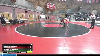 174 lbs Cons. Semi - Sergio Gutierrez, Santa Ana College vs Joshua Shepard, Bakersfield College