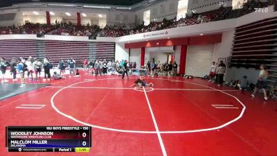 150 lbs Cons. Round 2 - Malclom Miller, Oklahoma vs Woodley Johnson, Westmoore Wrestling Club
