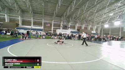 64 lbs Semifinal - Clancy Hill, Bear River Wrestling Club vs Trayson Owen, 208 Badgers