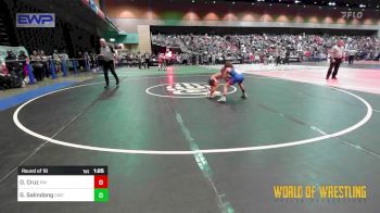 64 lbs Round Of 16 - Orlando Cruz, Red Wave Wrestling vs Grayson Salindong, Durham Wrestling Club