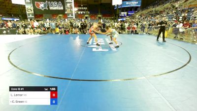 215 lbs Cons 16 #1 - Lincoln Lemar, ND vs Carter Green, KS