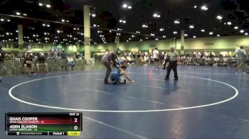 160 lbs Round 3 (16 Team) - Ghais Cooper, NFWA Oakleaf Knights vs Aden Eliason, Alpha Wrestling