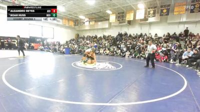 285 lbs Champ. Round 1 - Noah Huss, Moorpark vs Alejandro Reyes, Arroyo