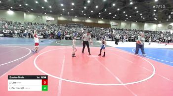 66 lbs Quarterfinal - John Lee, Spanish Springs WC vs Liam Cartoscelli, Orland WC