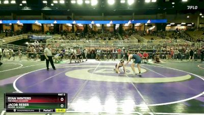 1A 138 lbs Cons. Round 1 - Ryan Winters, The King`s Academy vs Jacob Reber, Mckeel Academy