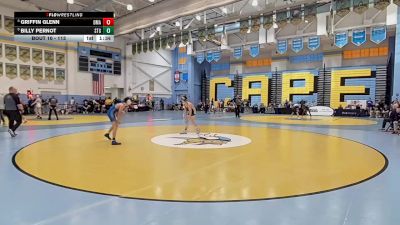 113 lbs Champ. Round 1 - Billy Pernot, St Georges Tech HS vs Griffin Glenn, Delaware Military Academy