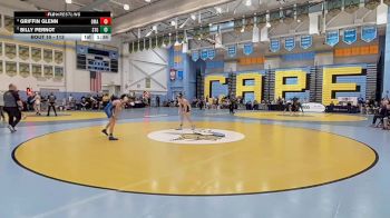 113 lbs Champ. Round 1 - Billy Pernot, St Georges Tech HS vs Griffin Glenn, Delaware Military Academy