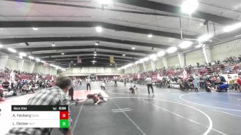 130 lbs Consolation - Aleia Fenberg, Durango WC vs Lainee Decker, No Team