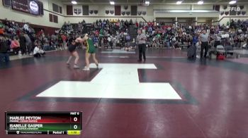 155 lbs Cons. Round 3 - Isabelle Gasper, Cedar Rapids Kennedy vs Marlee Peyton, Prairie, Cedar Rapids