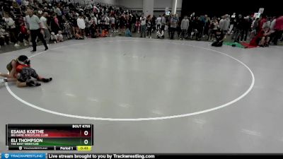 84 lbs Cons. Round 5 - Esaias Koethe, Big Game Wrestling Club vs Eli Thompson, The Best Wrestler