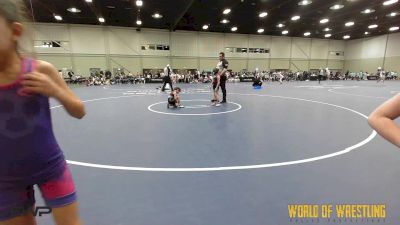 55 lbs Rr Rnd 2 - Rikki Olsen, Mojo K-6 vs Annahi Galvan, Sisters On The Mat