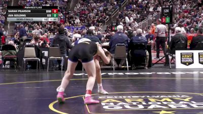 136 lbs Semifinal - Sarah Pearson, Downingtown West-G vs Ava Golding, Kiski Area-G