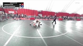 165 lbs 2nd Place Match - Christian Bass, Askren Wrestling Academy vs Easton Kammerud, Sarbacker Wrestling Academy