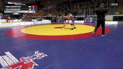 62kg Round 1 - Miki Rowbottom, Dinos Wrestling Club vs Ella Doornaert, London-Western Wrestling Club