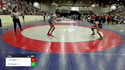 112 lbs 3rd Place - Jeffrey (Brandt) Hodge, Dendy Trained Wrestling vs Wyatt Cooper, South Forsyth WAR Wrestling Club