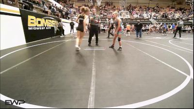 105 lbs Rr Rnd 2 - HAYLEE COOK, HURRICANE WRESTLING ACADEMY vs Oria Parker, Tulsa Blue T Panthers