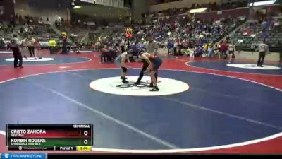 6A 113 lbs Semifinal - Cristo Zamora, Heritage vs Korbin Rogers, Springdale Har-Ber