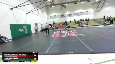 184 lbs 1st Place Match - Rabih Badrani, Palomar vs Rafael Roman-Amador, Bakersfield College