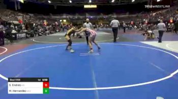 123 lbs Consi Of 16 #2 - Sydney Endres, N/a vs Melody Hernandez, Cali Warriors