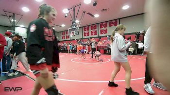 110 lbs Final - Ella Brunson, Hilldale vs Yareli Flores, Bristow