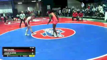 5 lbs Quarterfinal - Jason Eligwe, Loganville vs Ben Valdes, Woodward Academy