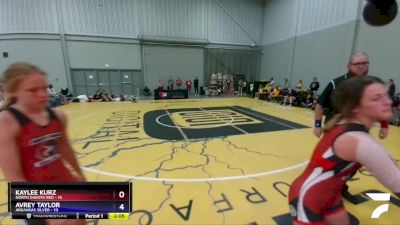 144 lbs Round 3 (4 Team) - Brynlee Hartsoch, North Dakota Red vs Me`ya Flowers, Arkansas Silver