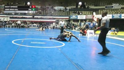 125 lbs Placement (16 Team) - Amir Wray-Hill, Frostburg State vs Ricky Springs, Newberry College