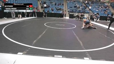 125 lbs 3rd Place Match - Saoul Prado, Baker (Kan.) vs Ab Stokes, Cowley College