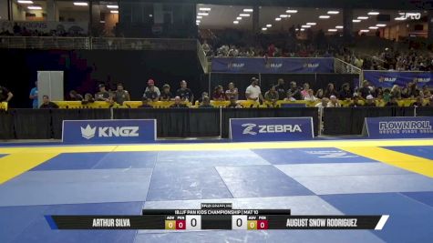 Arthur Silva vs August Snow Rodriguez 2026 Pan Kids Jiu-Jitsu IBJJF Championship