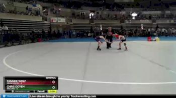 45 lbs Semis (4 Team) - Tanner Wolf, Grand Rapids vs Chris Doyen, Waconia