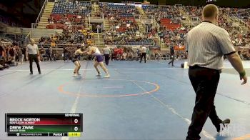 172 lbs Semifinal - Drew Zwak, Bishop Ryan vs Brock Norton, New Salem-Almont