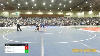 157 lbs Round Of 64 - Edgar Flores, Durham Wrestling Club vs Cole Torres, FordDynasty Wrestling Club