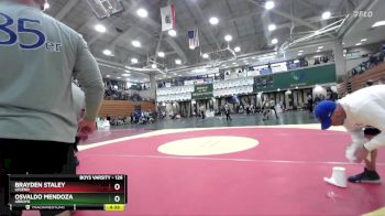 126 lbs Cons. Round 4 - Osvaldo Mendoza, Arroyo vs Brayden Staley, Legend