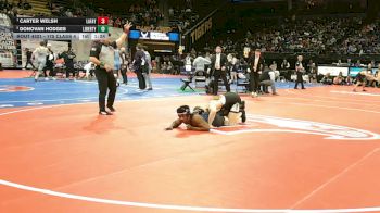 175 Class 4 lbs Semifinal - Carter Welsh, Lafayette (Wildwood) vs Donovan Hodges, Liberty