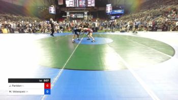 132 lbs Rnd Of 128 - Jayce Paridon, Florida vs Miles Velasquez, Oklahoma