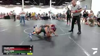 88 lbs Round 1 (8 Team) - Malec Ksebe, Warhawks vs Julian Smith, Glasgow WA