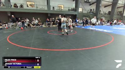 157 lbs Quarterfinal - Miles Price, WA vs Jayson Victoria, CA