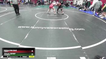 190 lbs Semifinal - Golda Demby, San Benito vs Rosalynn Diaz, Liberty