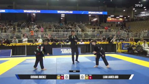 Liam James Ard vs Giovani Jimenez 2025 Pan Kids Jiu-Jitsu IBJJF Championship