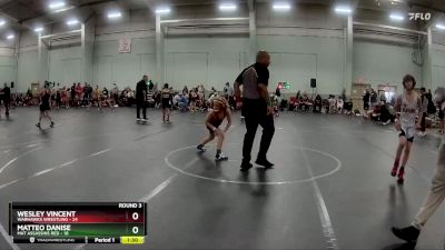 84 lbs Round 3 (8 Team) - Wesley Vincent, Warhawks Wrestling vs Matteo Danise, Mat Assassins Red