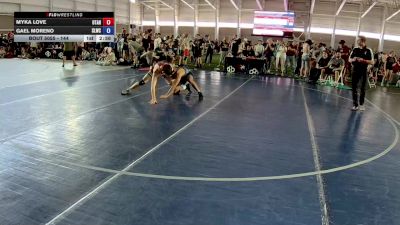 150 lbs Champ. Round 1 - Myka Love, Utah vs Gael Moreno, Somerton Luchadores Wrestling Club